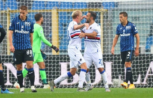 Video bàn thắng Atalanta 1-3 Sampdoria | Vòng 5 Serie A